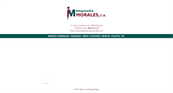 Desktop Screenshot of imprentamorales.com